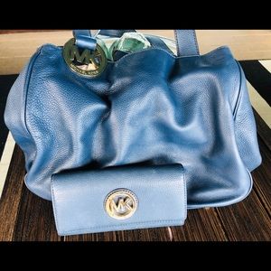 Michael Kors bag and matching wallet